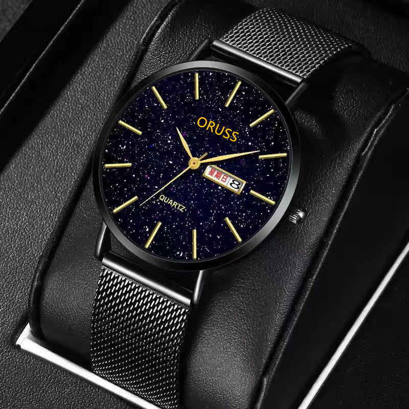 Starry sky movement quartz watch