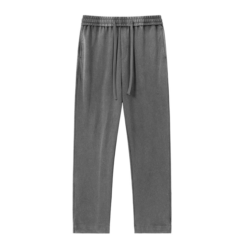 Men's Straight Leg Cotton Casual Pants