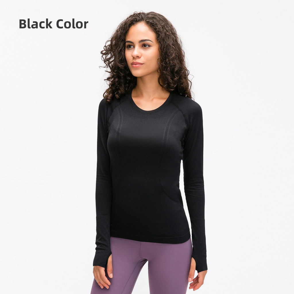 Seamless yoga top