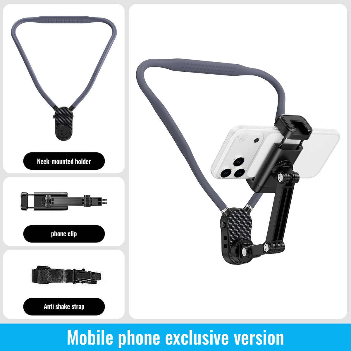 Magnetic Neck Mount for Phone Camera Shooting