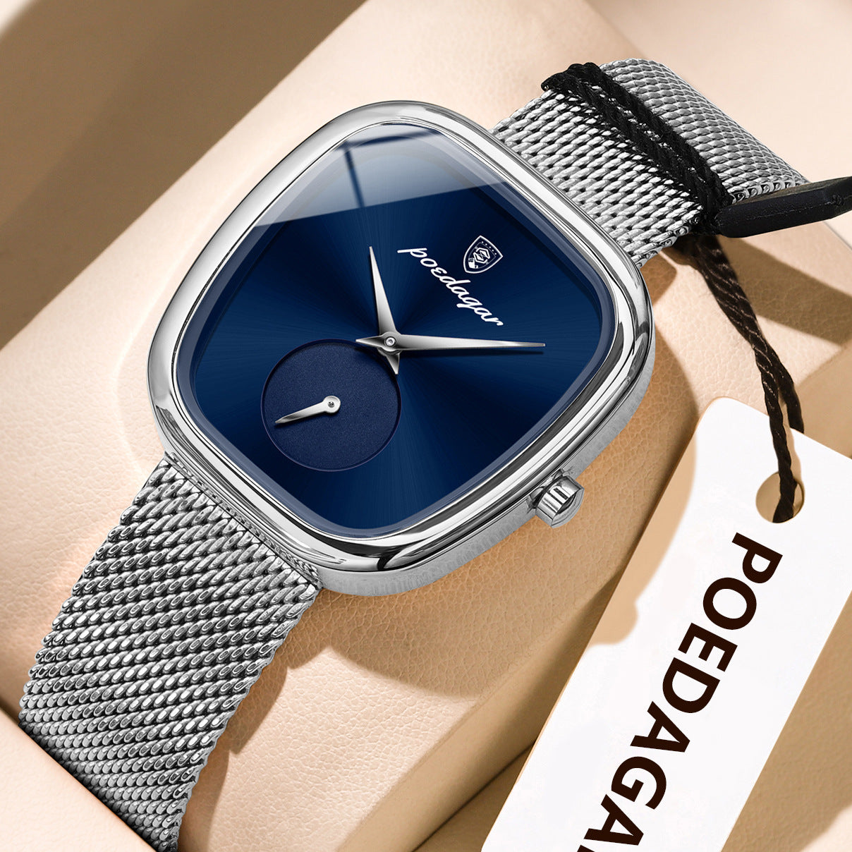 Fashion Quartz Women's Watch with Stainless Steel Mesh Strap