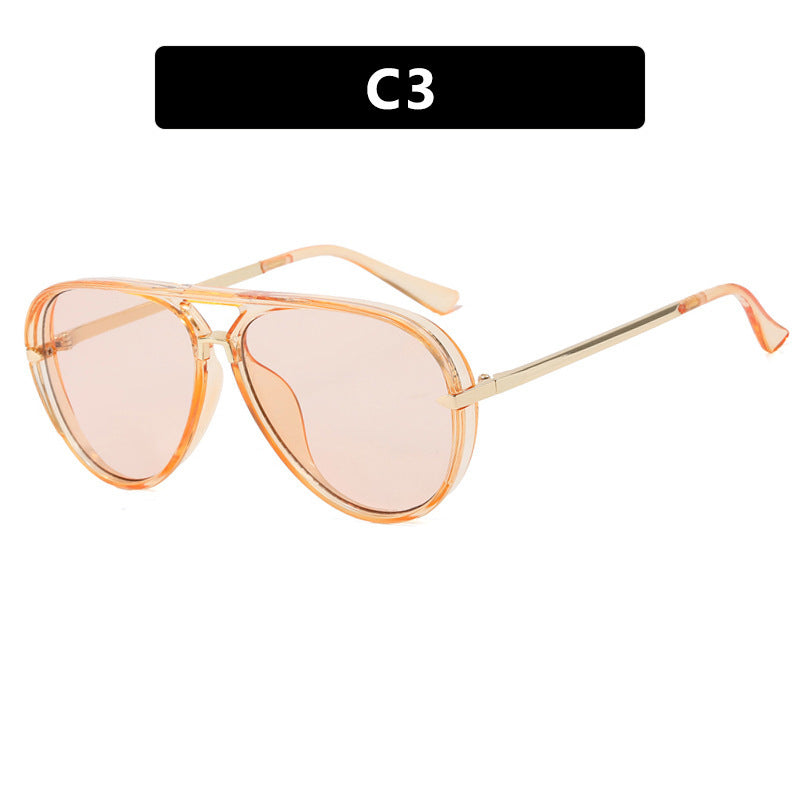 Toad-Shaped Aviator Sunglasses