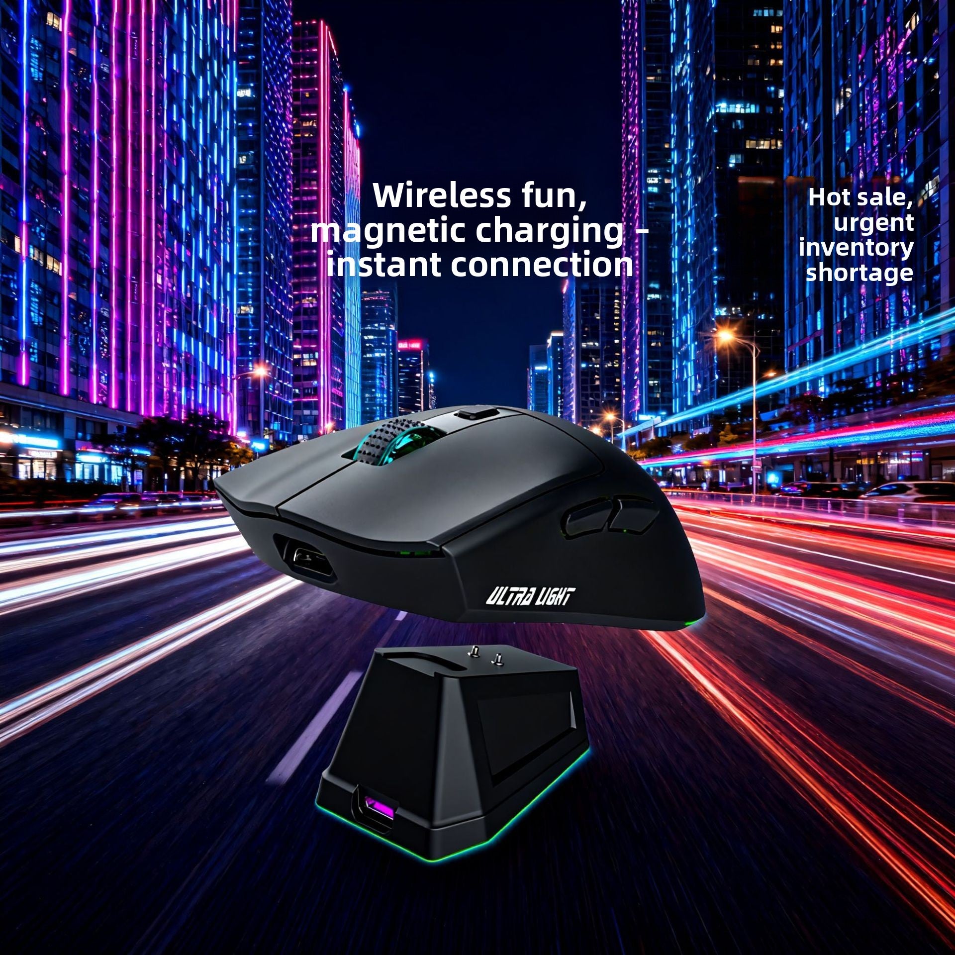 Rechargeable Dual Mode Wireless Gaming Mouse