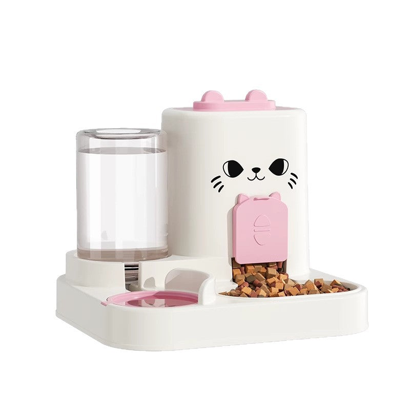 PP Automatic Pet Feeder and Water Dispenser Bowl for Cats and Small Dogs