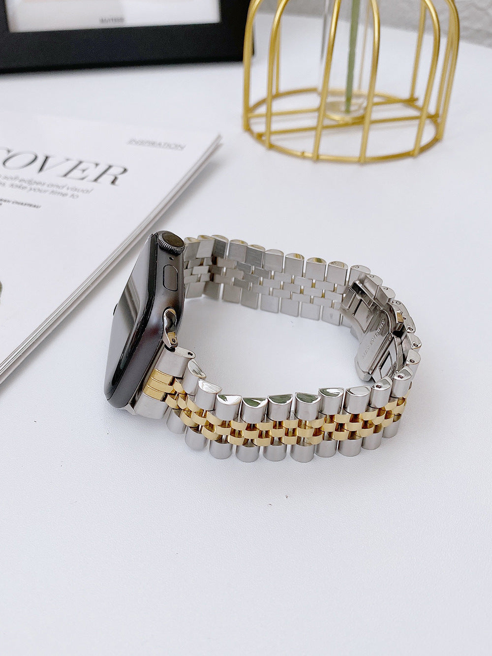 Stainless Steel Integrated Metal Strap for Watch