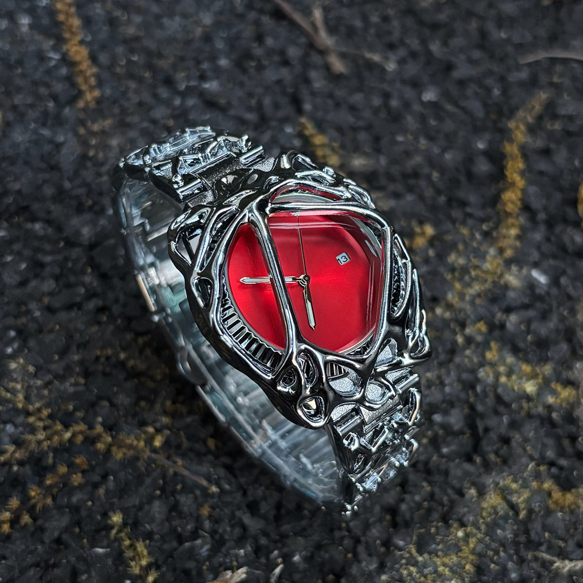 Men's Y2K Spider Web Design Quartz Watch