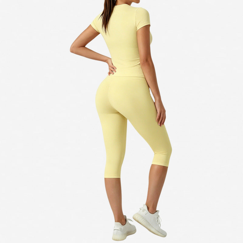 Womens High Waisted Yoga Set