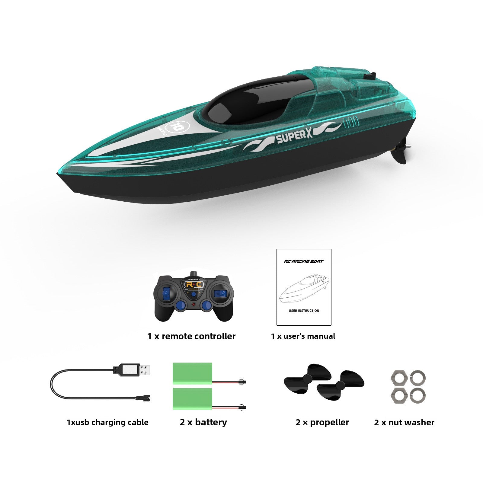 Light-controlled boat