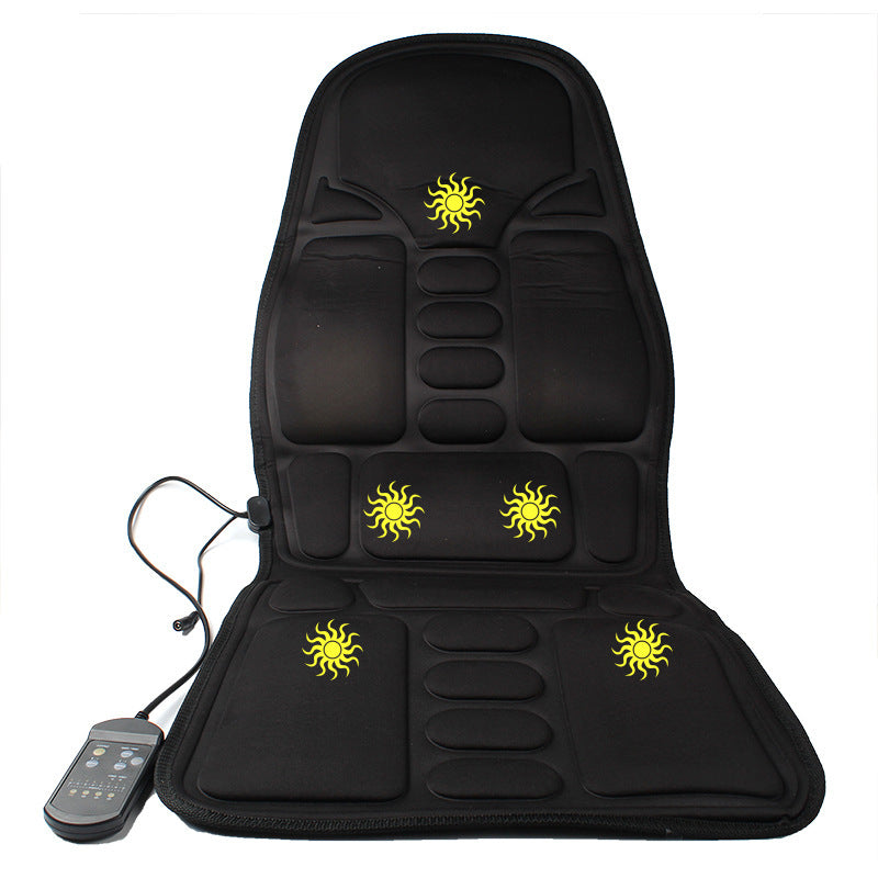 Car massage heating seat cushion