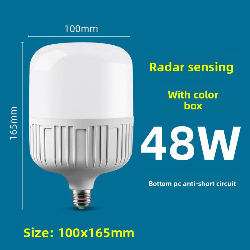 Smart Motion Sensor Voice Control LED Light Bulb