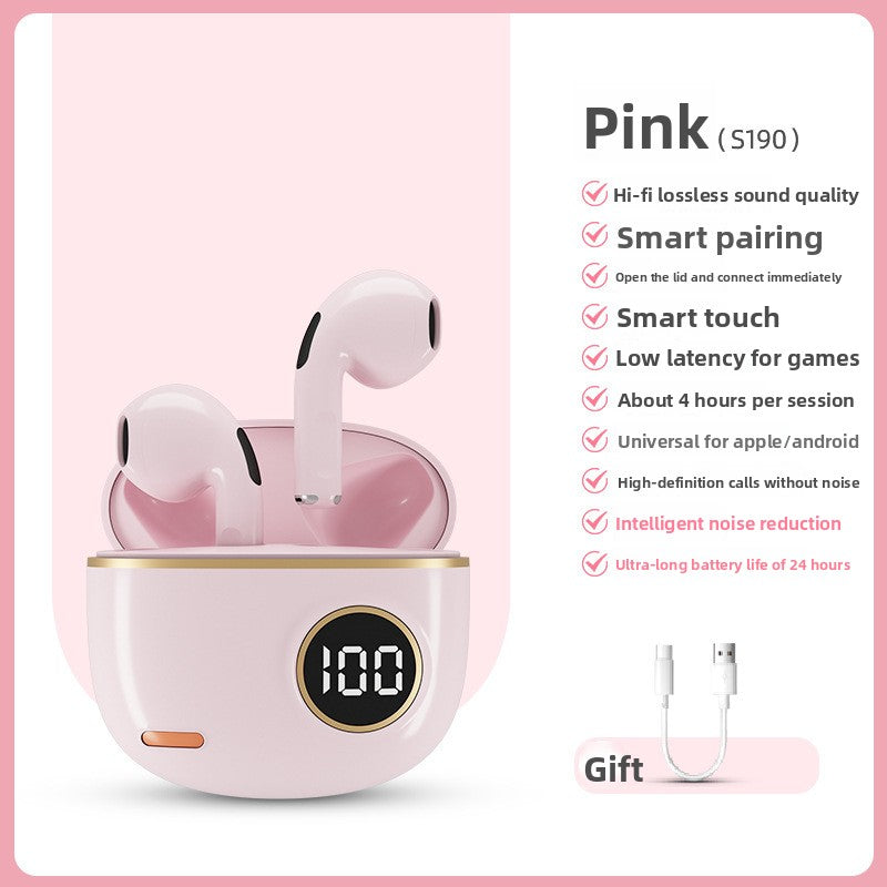 Wireless Bluetooth Earphones with Digital Display