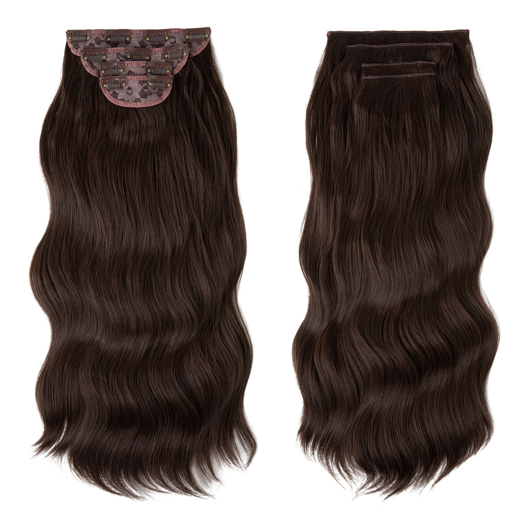 Long curly hair extensions
