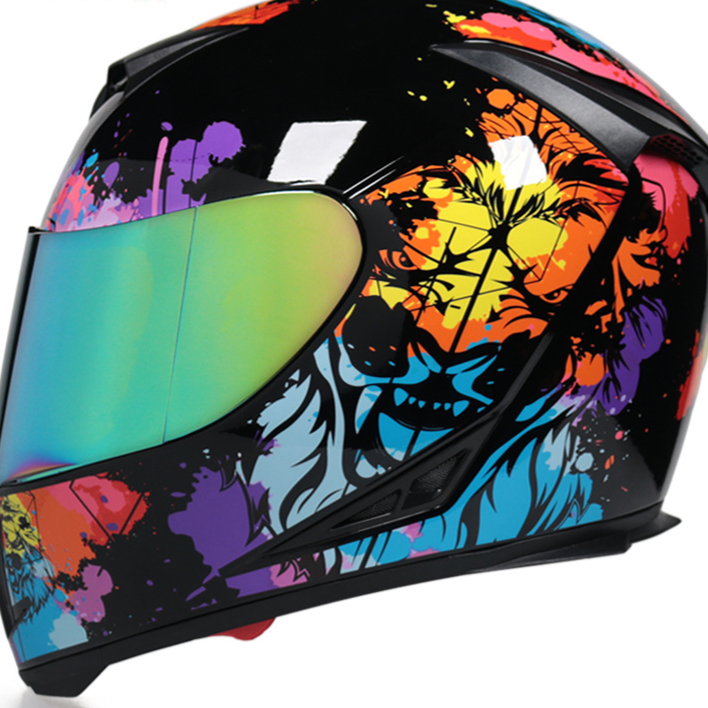 Jiekai Dual Lens Full Face Bicycle Helmet