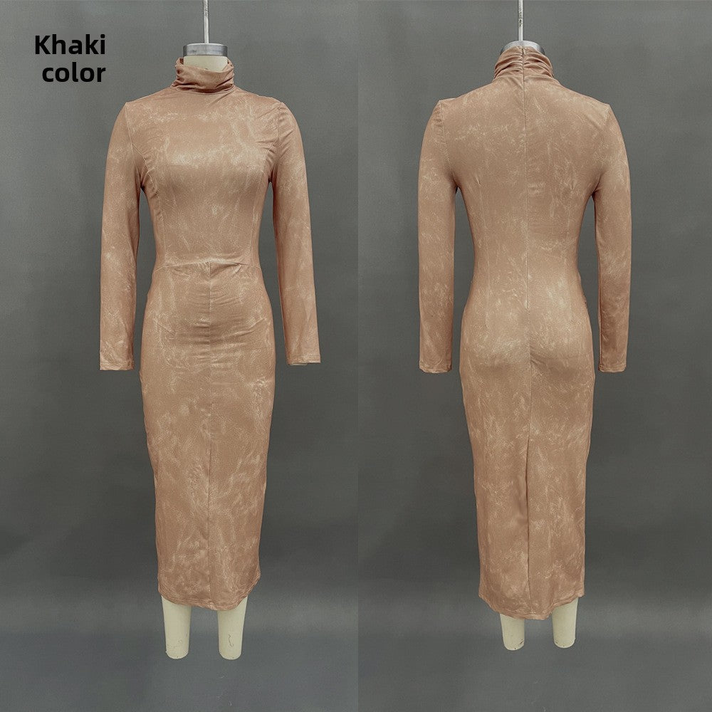 Slim Fit Long Sleeve Dress