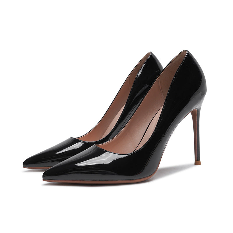 Women's Leather Stiletto Pumps