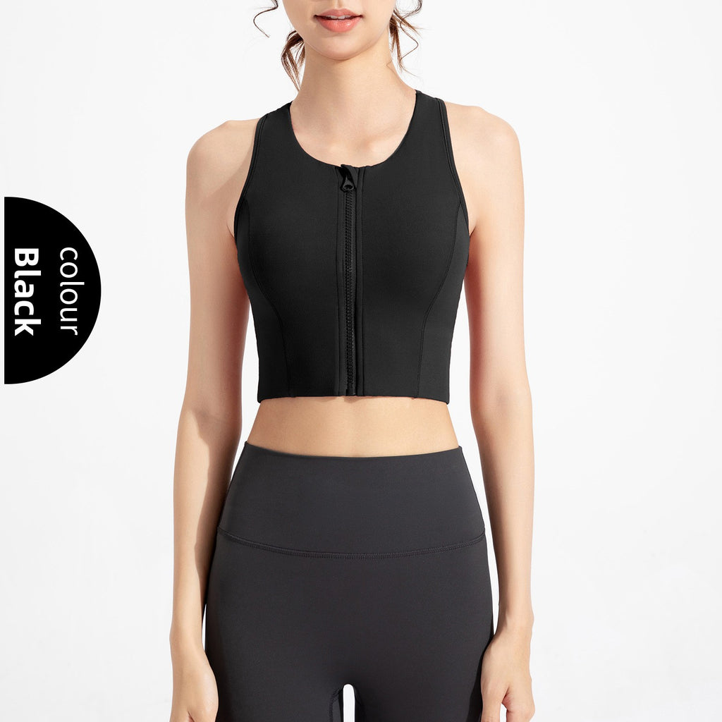 Antibacterial Sports Vest with Chest Support