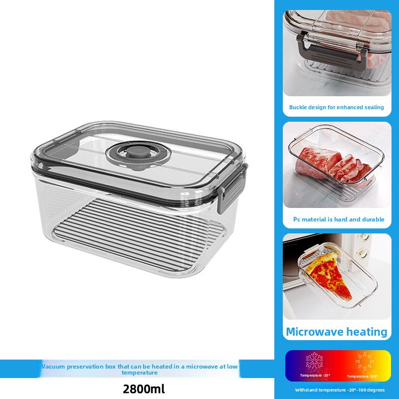 Electric vacuum storage box with air extraction function