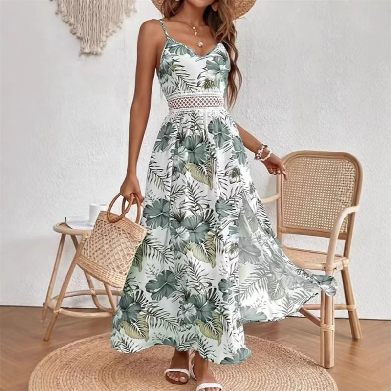 Floral Print Sleeveless Dress