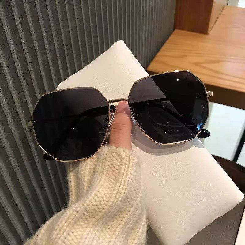 Fashion Polygon Sunglasses with UV Protection