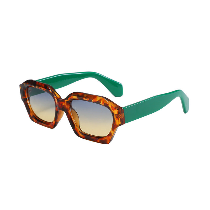 Geometric Frame UV Protection Sunglasses