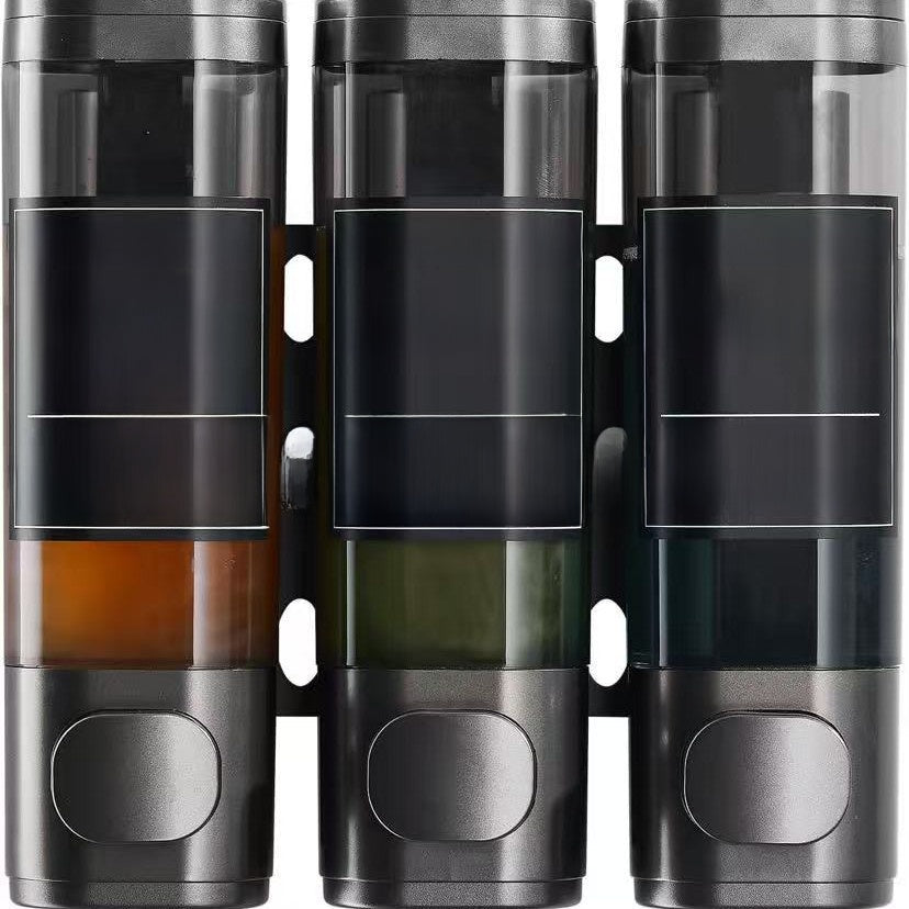 Wall Mounted Three Head Manual Soap Dispenser