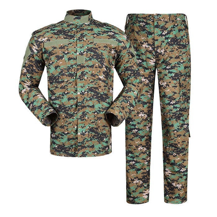 Mens Long Sleeve Camouflage Tactical Training Suit