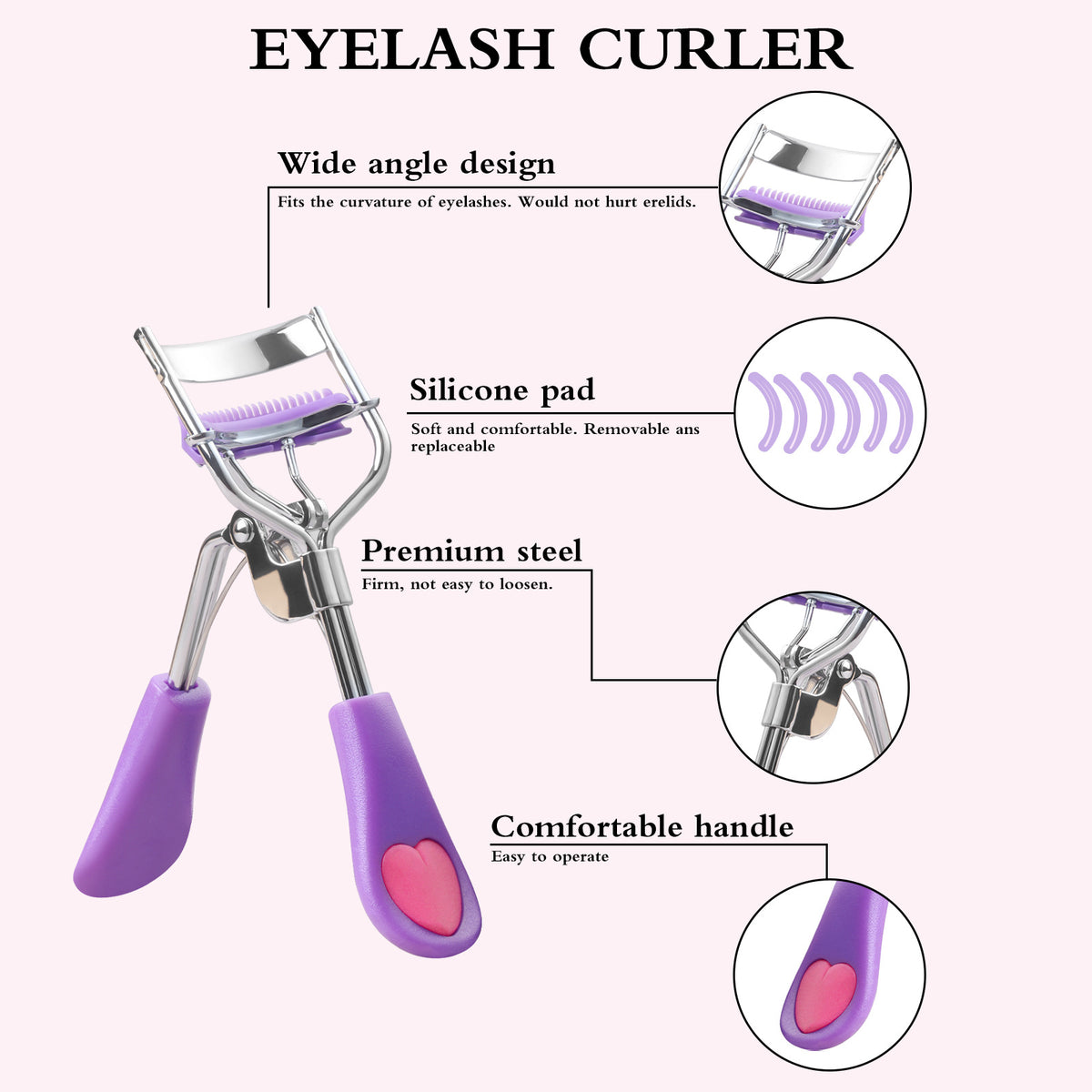 6-Piece Professional Eyelash Makeup Tool Kit