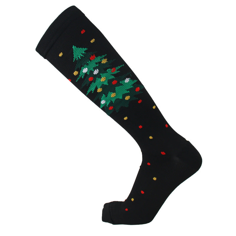 Christmas Compression Socks with Festive Designs
