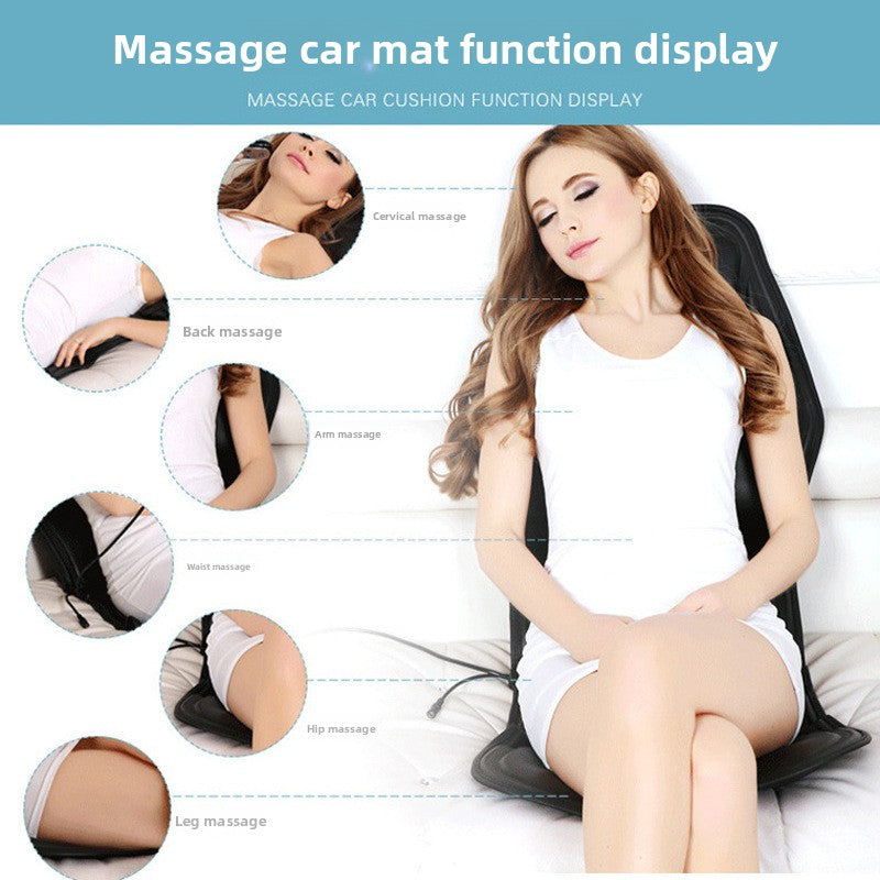 Car massage heating seat cushion