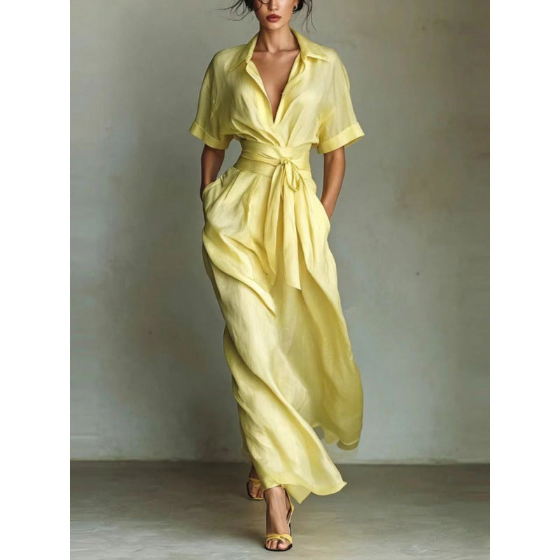 Elegant Chiffon A-Line Dress