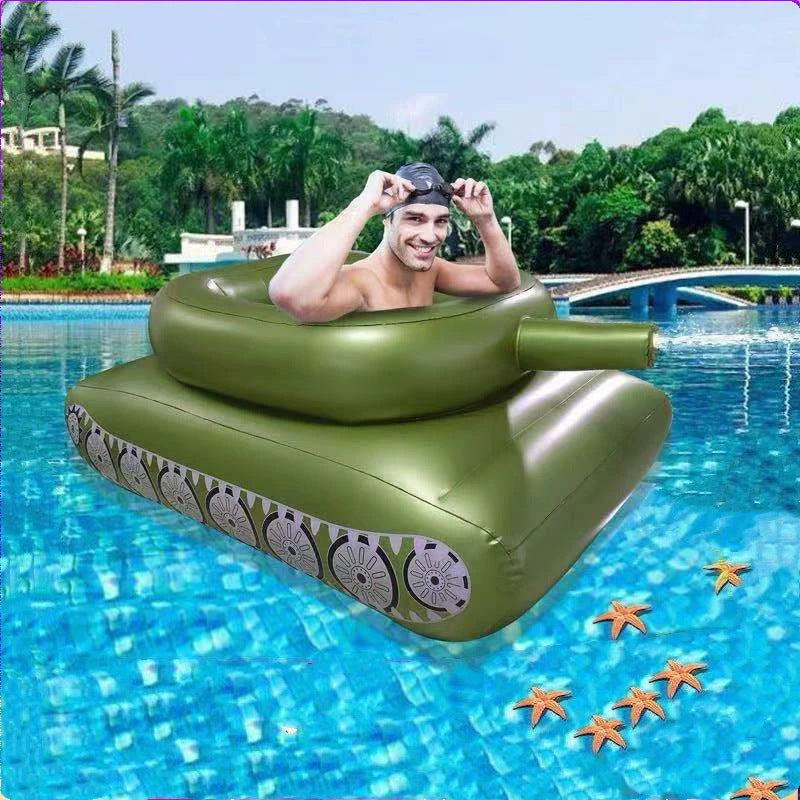 Inflatable Water Spray Tank Toy for Pool Games