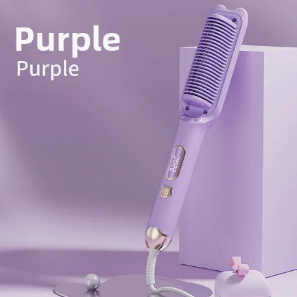 LCD Hair Straightener and Curler with Negative Ion Technology