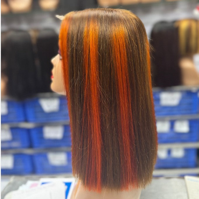 Human Hair Wig with Styling Versatility
