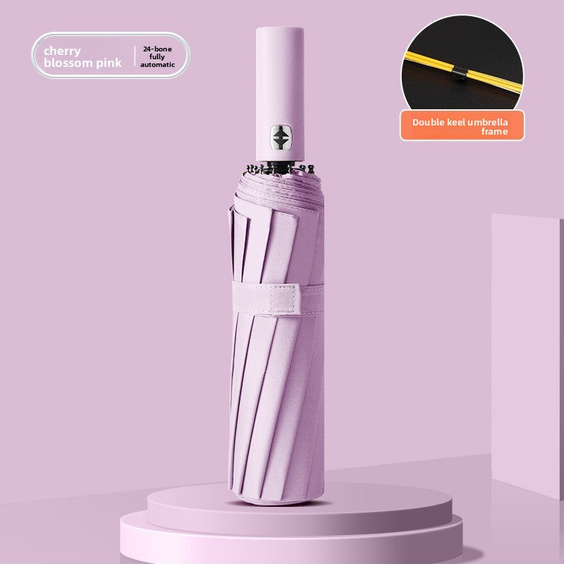 Fully Automatic Umbrella with Ring Handle