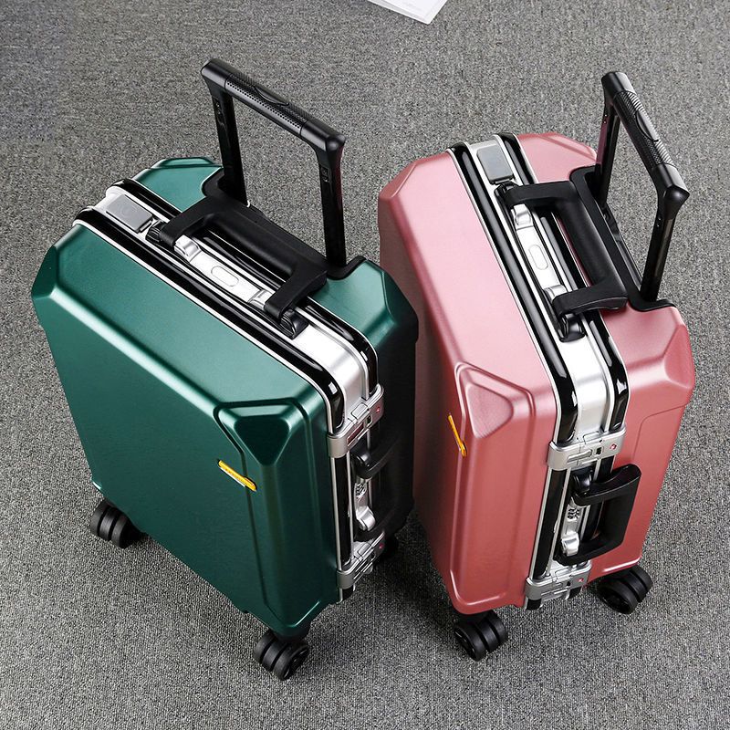 Durable aluminum frame trolley case