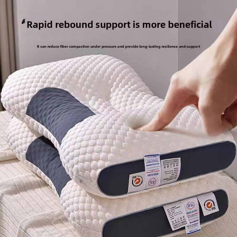 Knitted Massage Pillow Washable Home Use Neck Pillow