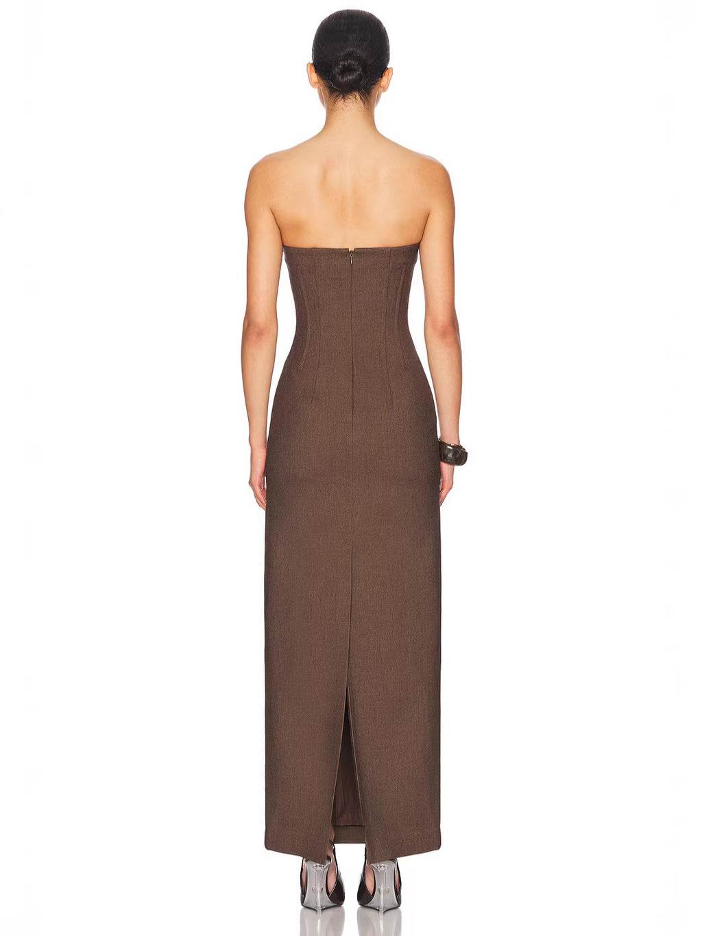Womens Sleeveless Backless Stretch Dress