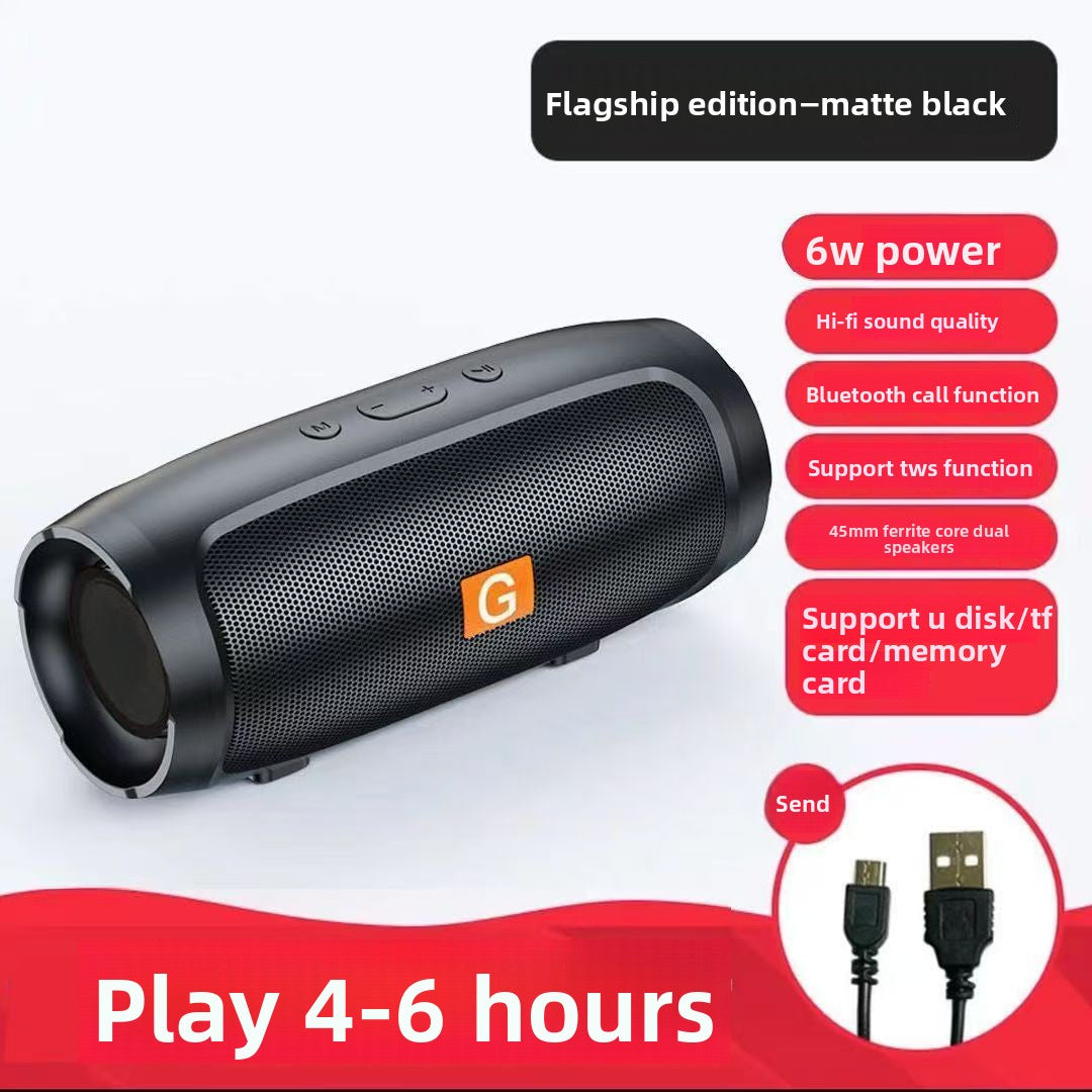 Portable Bluetooth Speaker with Enhanced Bass