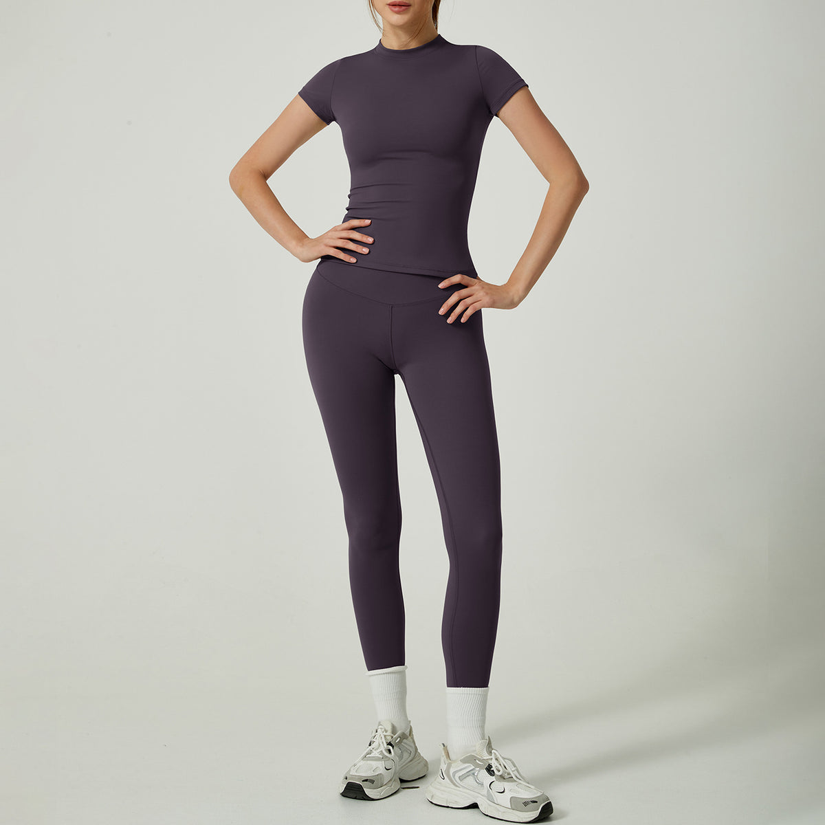 Womens Quick Dry Yoga Pilates Outfit Set