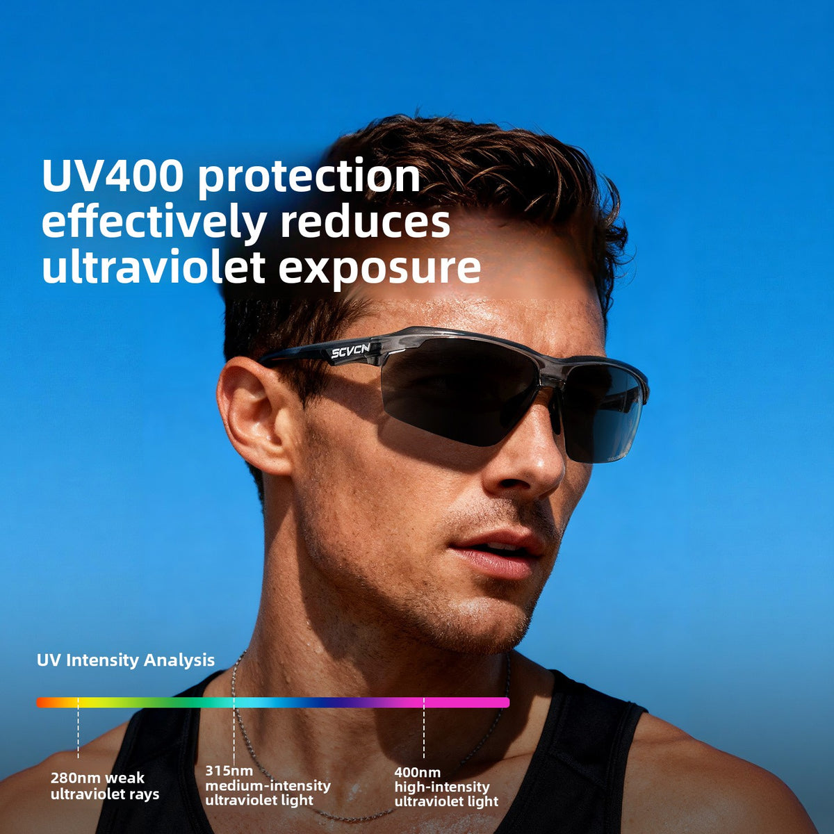 Photochromic Sports Sunglasses for Running Cycling Mountaineering