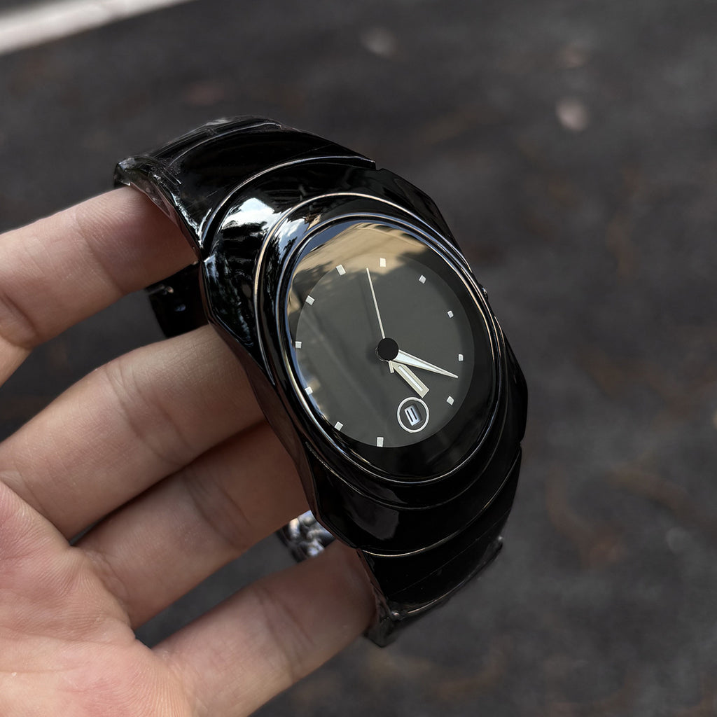 Special-Shaped Men's Quartz Watch Fashion Niche Design Luminous Waterproof Watch