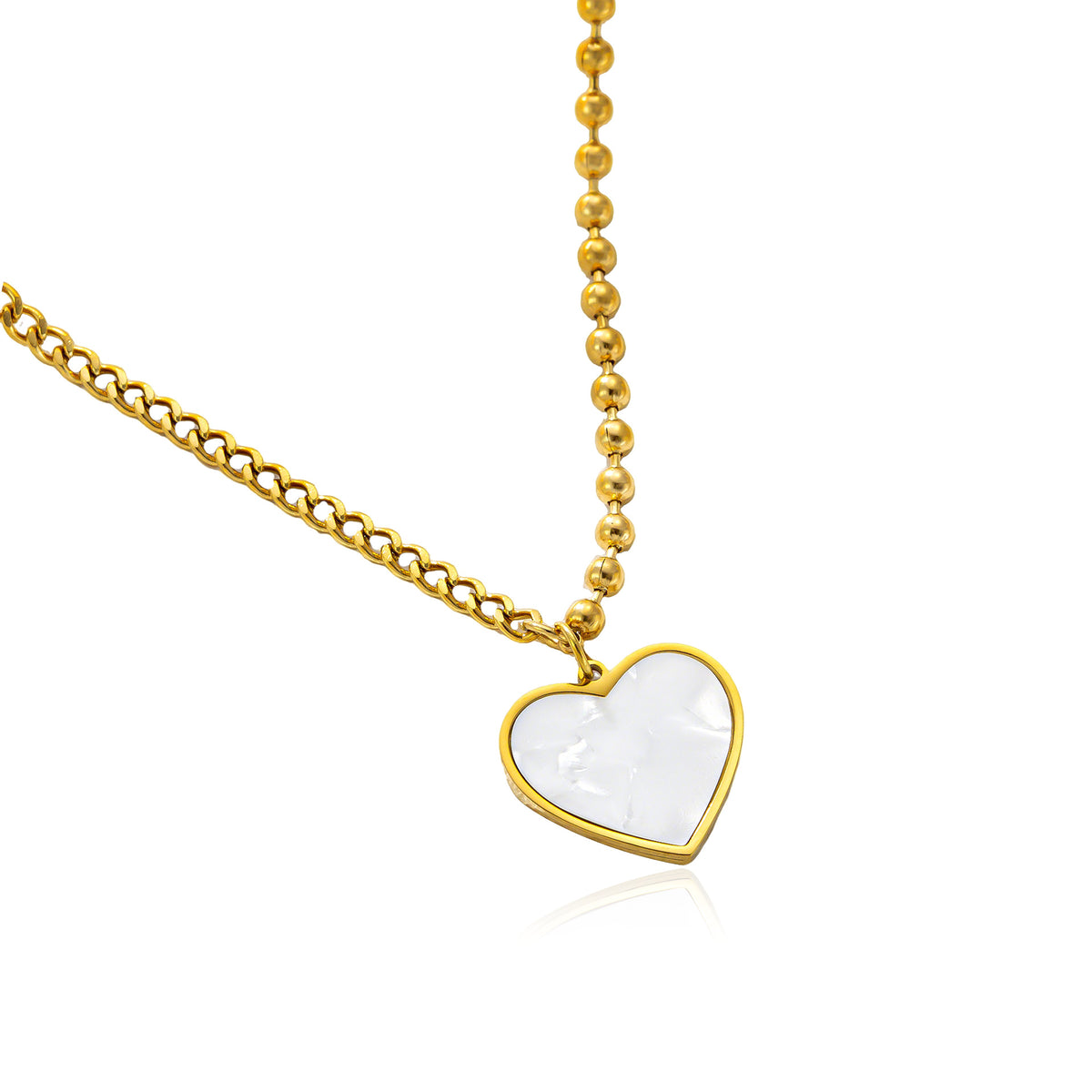Heart Shape Shell Necklace