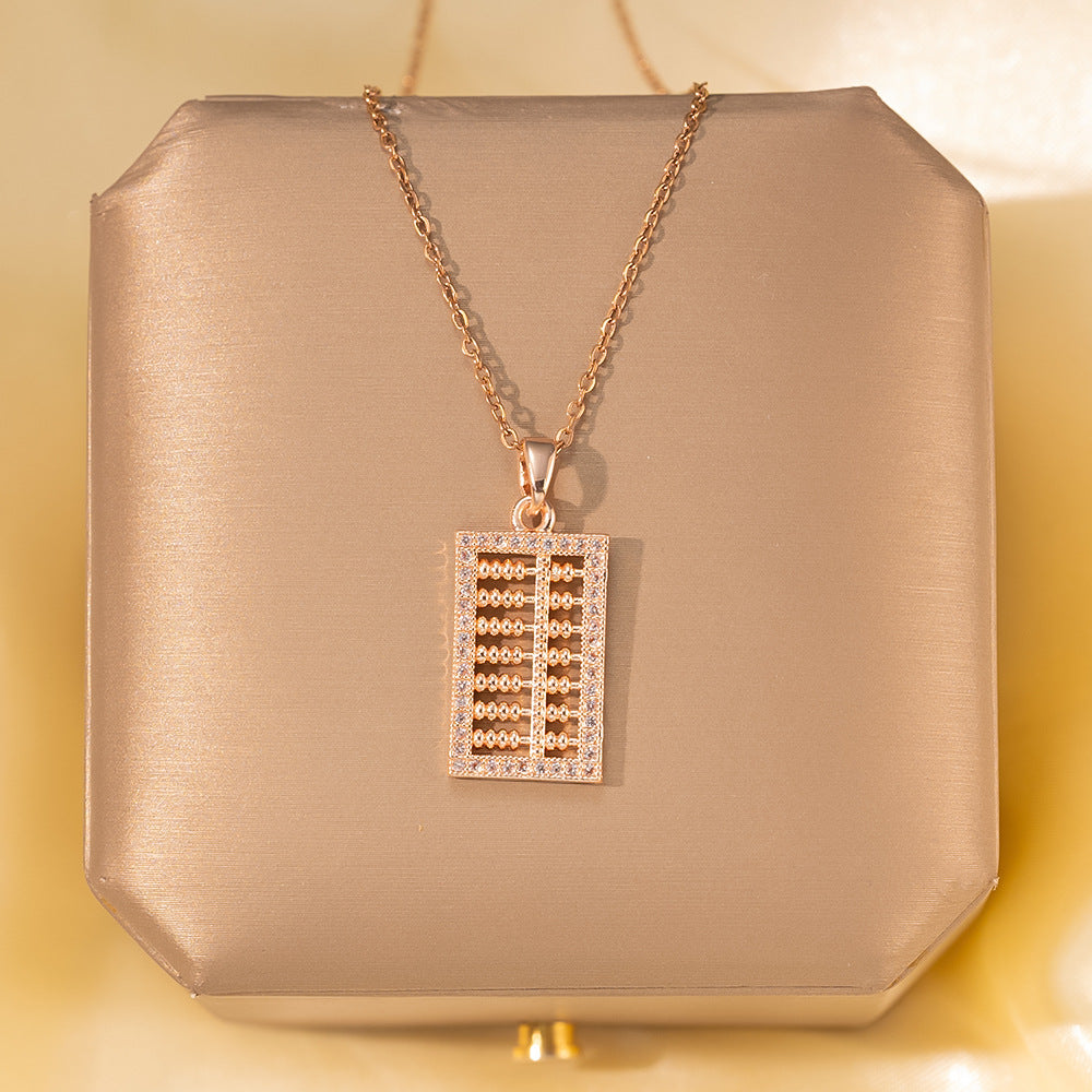 Minimalist Titanium Steel Clavicle Necklace