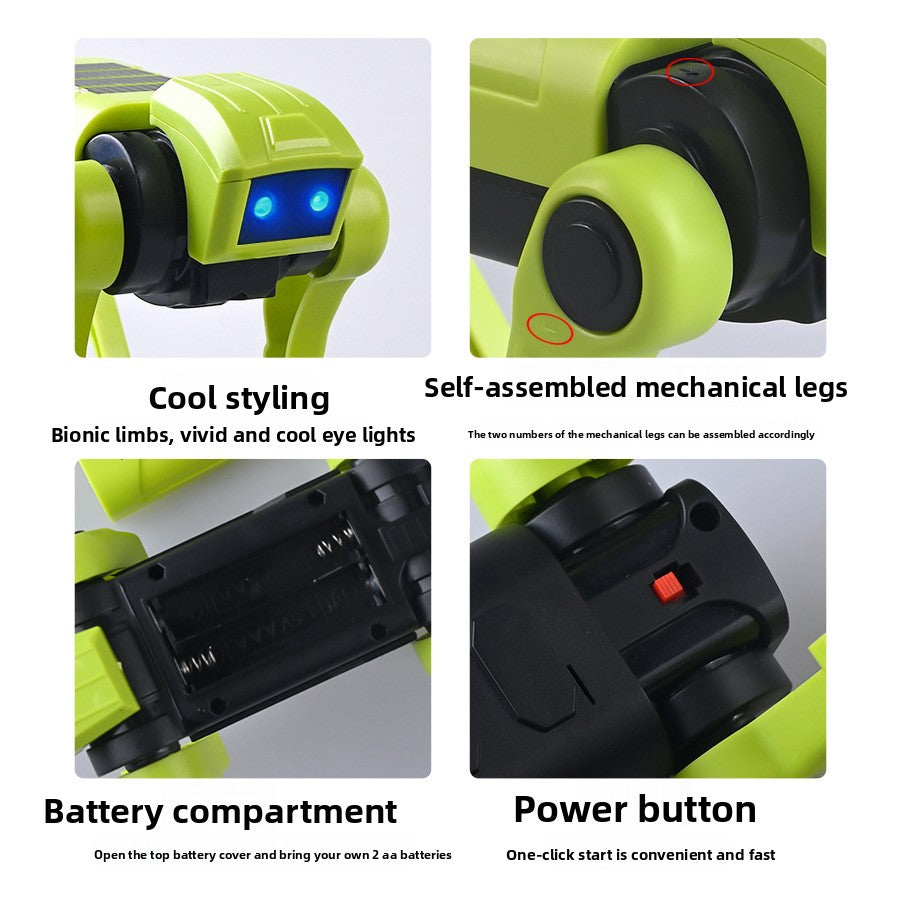 Educational DIY Light-Up Robot Dog Toy