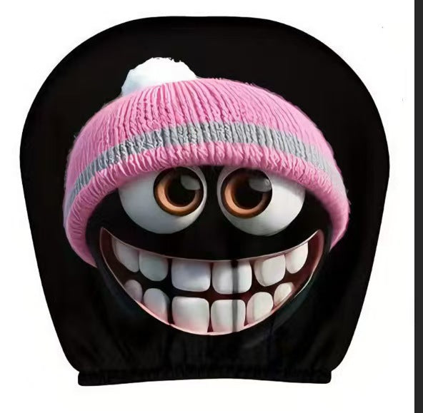 Car Printed Headrest Case Universal Funny Fun Universal Headgear