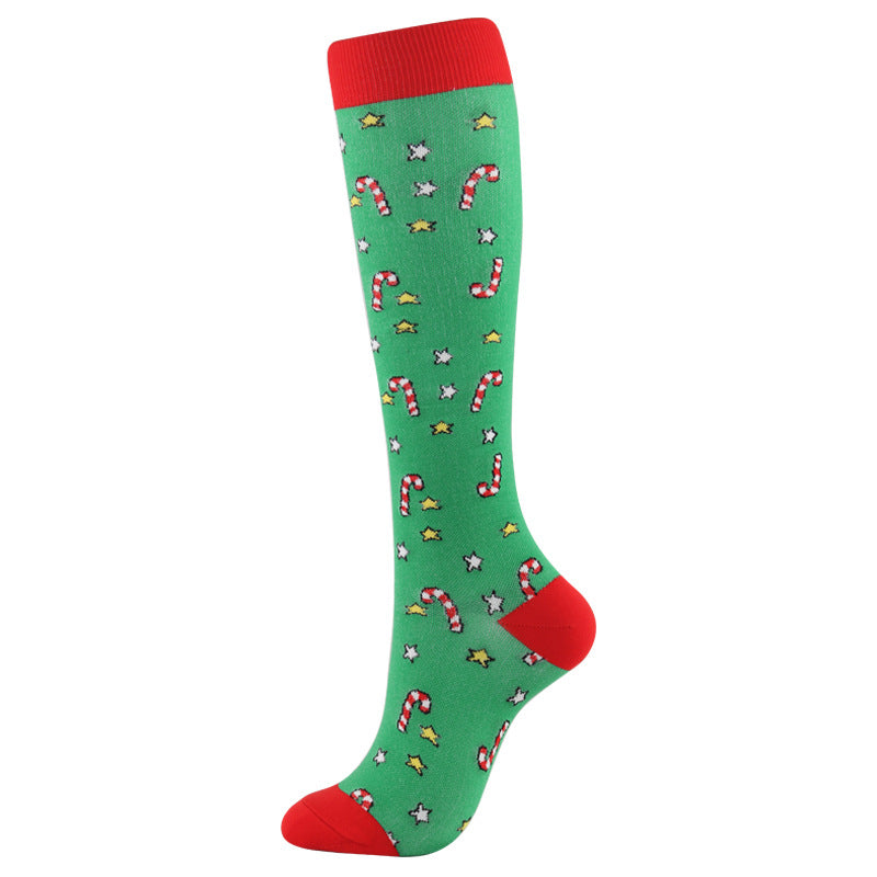 Christmas Compression Socks with Festive Designs