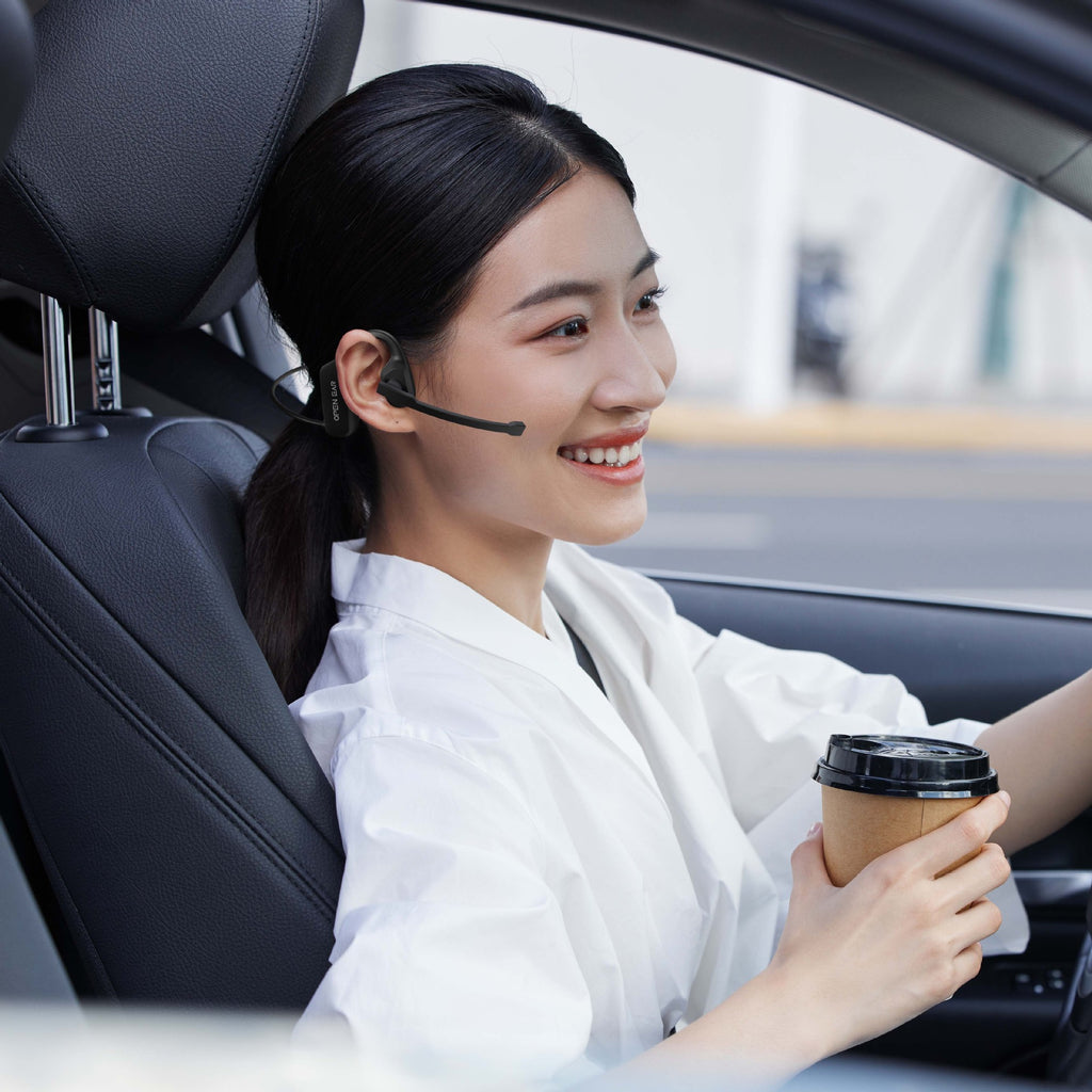Wireless Bluetooth Earphones with Air Conduction and Noise Reduction
