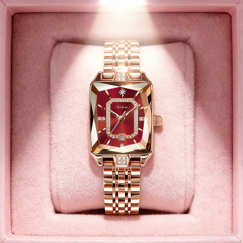 quartz wrist watch