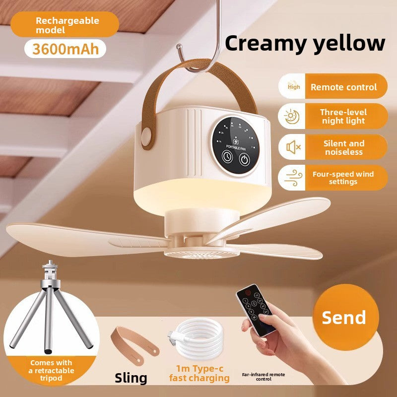 Portable USB Rechargeable Fan with Remote Control