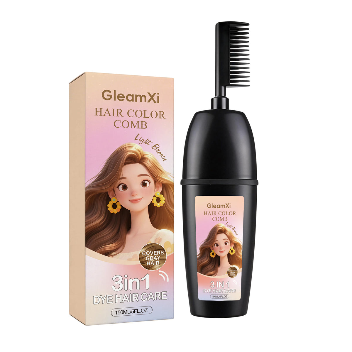 GleamXi Plant-Based Hair Care Comb